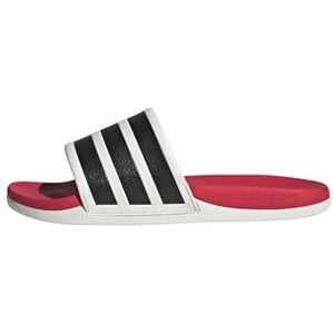 Adidas Mixte Adilette Comfort 2.0 Slides Sandal, Crystal White/Core Black/Lucid Red, 46 EU - Publicité Adidas Mixte Adilette Comfort 2.0 Slides Sandal, Crystal White/Core Black/Lucid Red, 46 EU - Publicité