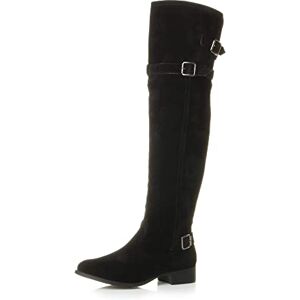 Ajvani Femmes talon bas bottes de cheval dessus du genou cuissardes pointure 8 41 - Publicité Ajvani Femmes talon bas bottes de cheval dessus du genou cuissardes pointure 8 41 - Publicité
