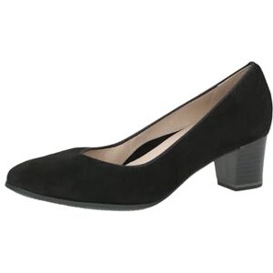 CAPRICE Escarpins Femme en Cuir à Talon Bloc, Noir (Black Suede), 37,5 EU - Publicité CAPRICE Escarpins Femme en Cuir à Talon Bloc, Noir (Black Suede), 37,5 EU - Publicité