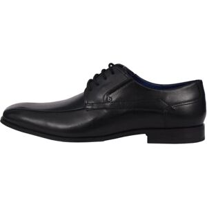 bugatti Homme Chaussure basse business en cuir, Derby avec élastique et couture parallèle, Noir, 41 EU - Publicité bugatti Homme Chaussure basse business en cuir, Derby avec élastique et couture parallèle, Noir, 41 EU - Publicité