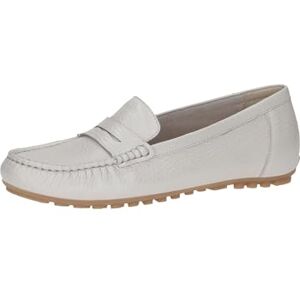 CAPRICE Mocassins Femme en Cuir Élégants, Crème (Pearl per.Deer), 39 EU - Publicité CAPRICE Mocassins Femme en Cuir Élégants, Crème (Pearl per.Deer), 39 EU - Publicité