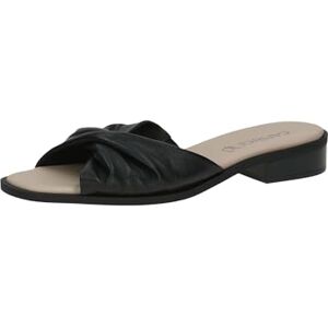 CAPRICE Mules femme en cuir à talon bloc, Noir (Black Nappa), 39 EU - Publicité CAPRICE Mules femme en cuir à talon bloc, Noir (Black Nappa), 39 EU - Publicité