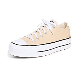 Converse Chuck Taylor All Star Lift Platform Denim Baskets tendance pour femme, Lait d'avoine/blanc/noir, 37 EU - Publicité Converse Chuck Taylor All Star Lift Platform Denim Baskets tendance pour femme, Lait d'avoine/blanc/noir, 37 EU - Publicité