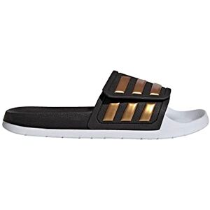 Adidas Unisex Adilette TND Slide Sandal, Black/Tactile Gold Metallic/White, 9 US Men - Publicité Adidas Unisex Adilette TND Slide Sandal, Black/Tactile Gold Metallic/White, 9 US Men - Publicité