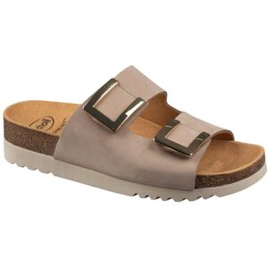 Scholl MONTEREY 2 STRAPS Nubuck Taupe - Publicité Scholl MONTEREY 2 STRAPS Nubuck Taupe - Publicité