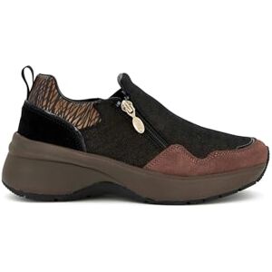 Scholl Femme Calgary Zip Sandale, Dark Brown, 38 EU - Publicité Scholl Femme Calgary Zip Sandale, Dark Brown, 38 EU - Publicité