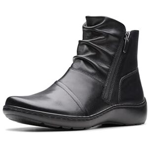 Clarks Femme Cora Pace Bottine, Cuir Noir, 37 EU - Publicité Clarks Femme Cora Pace Bottine, Cuir Noir, 37 EU - Publicité