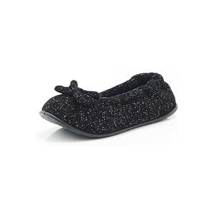 Damart Chaussons en Velours Femme Noir Taille 36 - Publicité Damart Chaussons en Velours Femme Noir Taille 36 - Publicité