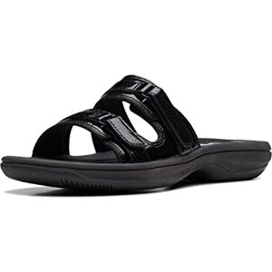 Clarks Breeze Piper Mules pour femme, noir verni, 37 EU - Publicité Clarks Breeze Piper Mules pour femme, noir verni, 37 EU - Publicité