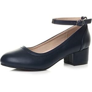 Ajvani Femmes Talon carré mi-Bas Sangle de Cheville Travail Chaussures de Confort Pointure 4 37 - Publicité Ajvani Femmes Talon carré mi-Bas Sangle de Cheville Travail Chaussures de Confort Pointure 4 37 - Publicité