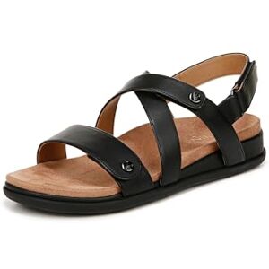 Vionic Women's Cypress Flat Sandal, cuir noir, 5.5 UK Wide - Publicité Vionic Women's Cypress Flat Sandal, cuir noir, 5.5 UK Wide - Publicité