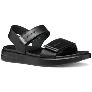 Geox Femme D XAND 2S E Sandale, Black/Gun, 38 EU - Publicité Geox Femme D XAND 2S E Sandale, Black/Gun, 38 EU - Publicité