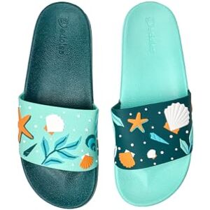 Dedoles Chaussure & Pantoufles Homme Femme & Enfants Sandales Antidérapant designs amusants Livre Pizza Café Renard Lama Cadeau, couleur: Bleu, motif: Coquillages, taille: 39 - Publicité Dedoles Chaussure & Pantoufles Homme Femme & Enfants Sandales Antidérapant designs amusants Livre Pizza Café Renard Lama Cadeau, couleur: Bleu, motif: Coquillages, taille: 39 - Publicité