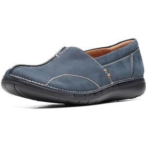 Clarks Femme Un Loop Stride Mocassins, Nubuck Bleu Marine, 39 EU - Publicité Clarks Femme Un Loop Stride Mocassins, Nubuck Bleu Marine, 39 EU - Publicité