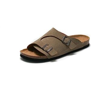 Generic Mules confortables pour homme et femme avec semelle en liège Sandales d'été en daim Antidérapantes Pour l'intérieur et l'extérieur, gris, 36 EU - Publicité Generic Mules confortables pour homme et femme avec semelle en liège Sandales d'été en daim Antidérapantes Pour l'intérieur et l'extérieur, gris, 36 EU - Publicité