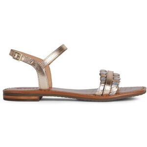 Geox D Sozy Q A Flat Sandale pour femme Doré/argenté Taille 36 EU, Or argenté., 36 EU - Publicité Geox D Sozy Q A Flat Sandale pour femme Doré/argenté Taille 36 EU, Or argenté., 36 EU - Publicité