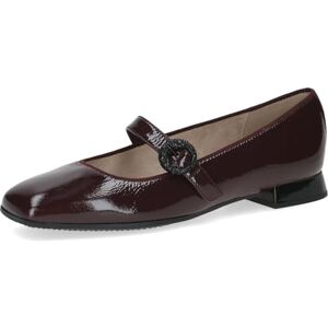CAPRICE Ballerines Femme en Cuir Petit Talon, Rouge (Bord. Naplak), 39 EU - Publicité CAPRICE Ballerines Femme en Cuir Petit Talon, Rouge (Bord. Naplak), 39 EU - Publicité