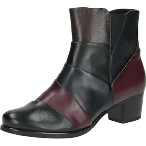 CAPRICE Bottines femme à talons en cuir à fermeture éclair, Multicolore (Multi Nappa), 36 EU - Publicité CAPRICE Bottines femme à talons en cuir à fermeture éclair, Multicolore (Multi Nappa), 36 EU - Publicité