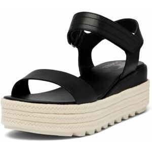 Sorel Sandales plates Cameron pour femme, Noir/Craie, 38.5 EU - Publicité Sorel Sandales plates Cameron pour femme, Noir/Craie, 38.5 EU - Publicité