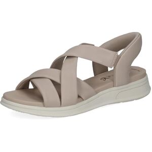 Caprice Sandale Plate Femme en Cuir, Beige (Beige SOFTNAP.), 37 EU - Publicité Caprice Sandale Plate Femme en Cuir, Beige (Beige SOFTNAP.), 37 EU - Publicité