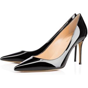 Rozhuhro Escarpins à Talons Hauts et Bout Pointu fermés pour Femmes, Chaussures à Talons Aiguilles Classiques de Couleur Unie, Chaussures de Mariage Confortables à Enfiler,Noir,46 EU - Publicité Rozhuhro Escarpins à Talons Hauts et Bout Pointu fermés pour Femmes, Chaussures à Talons Aiguilles Classiques de Couleur Unie, Chaussures de Mariage Confortables à Enfiler,Noir,46 EU - Publicité