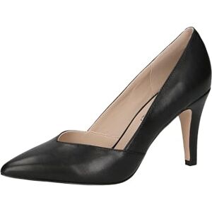 CAPRICE Escarpins Femme en Cuir à Talon Entonnoir, Noir (Black Nappa), 39 EU - Publicité CAPRICE Escarpins Femme en Cuir à Talon Entonnoir, Noir (Black Nappa), 39 EU - Publicité