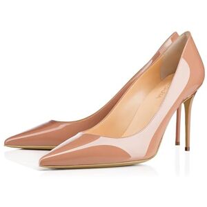 Rozhuhro Escarpins à Talons Hauts et Bout Pointu fermés pour Femmes, Chaussures à Talons Aiguilles Classiques de Couleur Unie, Chaussures de Mariage Confortables à Enfiler,Nude,35 EU - Publicité Rozhuhro Escarpins à Talons Hauts et Bout Pointu fermés pour Femmes, Chaussures à Talons Aiguilles Classiques de Couleur Unie, Chaussures de Mariage Confortables à Enfiler,Nude,35 EU - Publicité