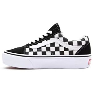Vans Old Skool Platform, Baskets Femme, Noir (Black/White Y28), 42 EU - Publicité Vans Old Skool Platform, Baskets Femme, Noir (Black/White Y28), 42 EU - Publicité