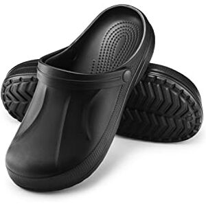 ESTRO Sabot Jardin Homme Clogs Chaussures Jardin Homme Mules Sabots de Jardinage Sabot Plastique (44, Noir) - Publicité ESTRO Sabot Jardin Homme Clogs Chaussures Jardin Homme Mules Sabots de Jardinage Sabot Plastique (44, Noir) - Publicité
