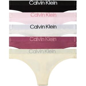 Calvin Klein Women Thong 5PK Pink (Black/CRADDLE Pink/Snow HTR/BERR) M - Publicité Calvin Klein Women Thong 5PK Pink (Black/CRADDLE Pink/Snow HTR/BERR) M - Publicité