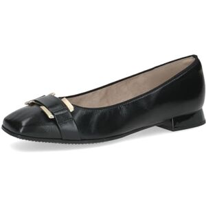 CAPRICE Ballerines Femme en Cuir Petit Talon, Noir (Black Nappa), 37 EU - Publicité CAPRICE Ballerines Femme en Cuir Petit Talon, Noir (Black Nappa), 37 EU - Publicité