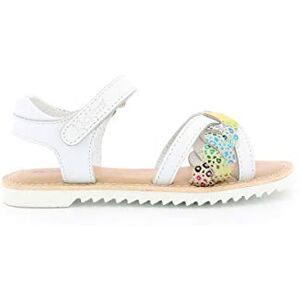Kickers Sharkky, Sandales Fille, Blanc, 30 - Publicité Kickers Sharkky, Sandales Fille, Blanc, 30 - Publicité