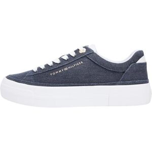 Tommy Hilfiger Th Foxing FW0FW09172 Chaussures Basses en Toile délavée pour Femme, Bleu (Space Blue), Pointure 37,5 - Publicité Tommy Hilfiger Th Foxing FW0FW09172 Chaussures Basses en Toile délavée pour Femme, Bleu (Space Blue), Pointure 37,5 - Publicité