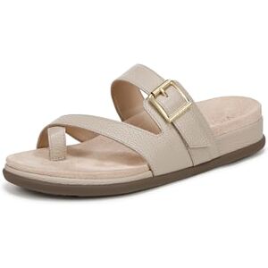 Vionic Femme Carmela Sandale Glissante, Oatmeal Beige Leather, 42 EU Large - Publicité Vionic Femme Carmela Sandale Glissante, Oatmeal Beige Leather, 42 EU Large - Publicité