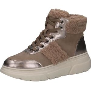 CAPRICE Baskets montantes femme avec doublure avec lacets Confortables, Marron (Taupe Comb), 39 EU - Publicité CAPRICE Baskets montantes femme avec doublure avec lacets Confortables, Marron (Taupe Comb), 39 EU - Publicité