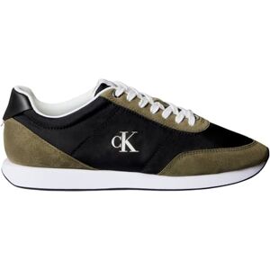 Calvin Klein Baskets Homme Retro Mix avec Logo, Multicolore (Black/Capers/Bright White), 45 - Publicité Calvin Klein Baskets Homme Retro Mix avec Logo, Multicolore (Black/Capers/Bright White), 45 - Publicité