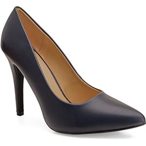 Andrés Machado Stiletto en Simili Cuir -AM5585- Escarpins Bout Pointu Talons Fin Bleu Marine, EU 33 - Publicité Andrés Machado Stiletto en Simili Cuir -AM5585- Escarpins Bout Pointu Talons Fin Bleu Marine, EU 33 - Publicité
