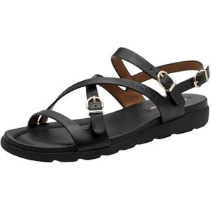 Tamaris Mule femme à talon compensé en cuir noir 37 EU - Publicité Tamaris Mule femme à talon compensé en cuir noir 37 EU - Publicité