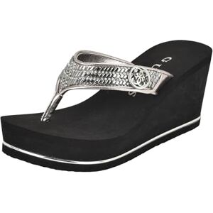 Guess Sarraly Sandale à semelle compensée pour femmes, 42 EU - Publicité Guess Sarraly Sandale à semelle compensée pour femmes, 42 EU - Publicité