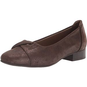 Clarks Femme Tilmont Dalia Ballerines, Bronze Metallic Textile, 38.5 EU - Publicité Clarks Femme Tilmont Dalia Ballerines, Bronze Metallic Textile, 38.5 EU - Publicité