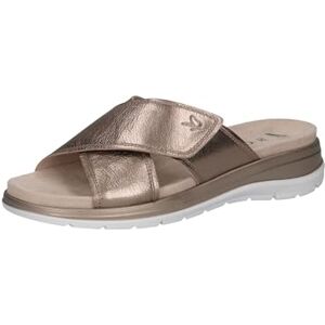 CAPRICE Mules Femme en Cuir à Scratch, Beige (Taupe Metallic), 41 EU - Publicité CAPRICE Mules Femme en Cuir à Scratch, Beige (Taupe Metallic), 41 EU - Publicité