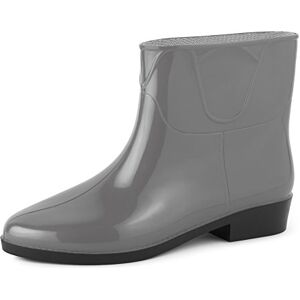Ladeheid Bottines Bottes de Pluie Chaussure Femme LAZT201801 (Gris, 38 EU) - Publicité Ladeheid Bottines Bottes de Pluie Chaussure Femme LAZT201801 (Gris, 38 EU) - Publicité