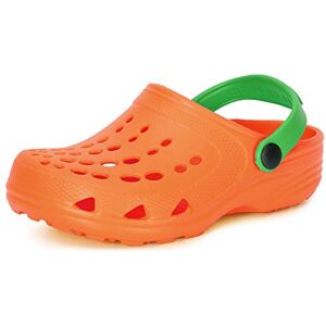Ladeheid EVA Clogs Sabots Sandales Unisexe Enfant Fille Garçon LA-CA-06 (Orange/Vert, 28/29 EU) - Publicité Ladeheid EVA Clogs Sabots Sandales Unisexe Enfant Fille Garçon LA-CA-06 (Orange/Vert, 28/29 EU) - Publicité