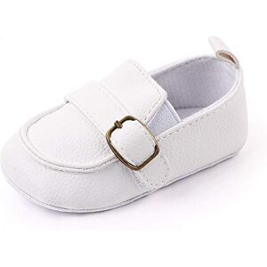 MASOCIO Blanc Chaussure Bebe Garcon 0-6 Mois Premiers Pas Moccasins Bébé Mode Souple Plate Antidérapants - Publicité MASOCIO Blanc Chaussure Bebe Garcon 0-6 Mois Premiers Pas Moccasins Bébé Mode Souple Plate Antidérapants - Publicité
