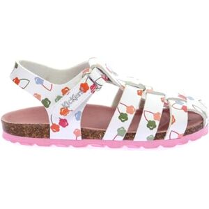 Kickers Summertan, Sandales Garçon, Blanc Cerise, 35 - Publicité Kickers Summertan, Sandales Garçon, Blanc Cerise, 35 - Publicité