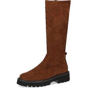 CAPRICE Bottes hautes femme sans talon Memotion Jusqu'au genou Plates Largeur G, Marron (Brandy Stretch), 41 EU - Publicité CAPRICE Bottes hautes femme sans talon Memotion Jusqu'au genou Plates Largeur G, Marron (Brandy Stretch), 41 EU - Publicité
