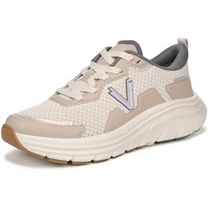 Vionic Baskets Walk Max II à Lacets pour Femme, Tricot en Similicuir parchemin, 7 UK Wide - Publicité Vionic Baskets Walk Max II à Lacets pour Femme, Tricot en Similicuir parchemin, 7 UK Wide - Publicité