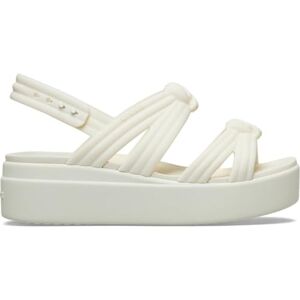 Crocs Brooklyn Knot Low Wedge Sandales compensées pour femme, ivoire, 36 EU - Publicité Crocs Brooklyn Knot Low Wedge Sandales compensées pour femme, ivoire, 36 EU - Publicité