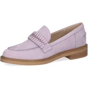CAPRICE Mocassins Femme en Cuir à Talon Bloc, Lilas (Lavender Nubuc), 38 EU - Publicité CAPRICE Mocassins Femme en Cuir à Talon Bloc, Lilas (Lavender Nubuc), 38 EU - Publicité