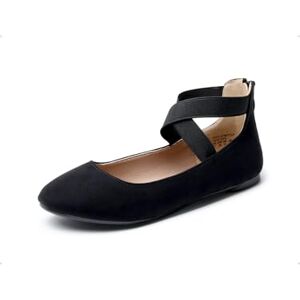 DREAM PAIRS Ballerines Classiques Femme à Brides Élastiques Cheville, Chaussures Plates Confortables,Size 38,Noir,Sole_Stretchy-E - Publicité DREAM PAIRS Ballerines Classiques Femme à Brides Élastiques Cheville, Chaussures Plates Confortables,Size 38,Noir,Sole_Stretchy-E - Publicité